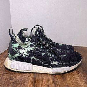 Adidas Men's Originals NMD R1 PK Running Shoes BB7996 Green Marble Sz 11